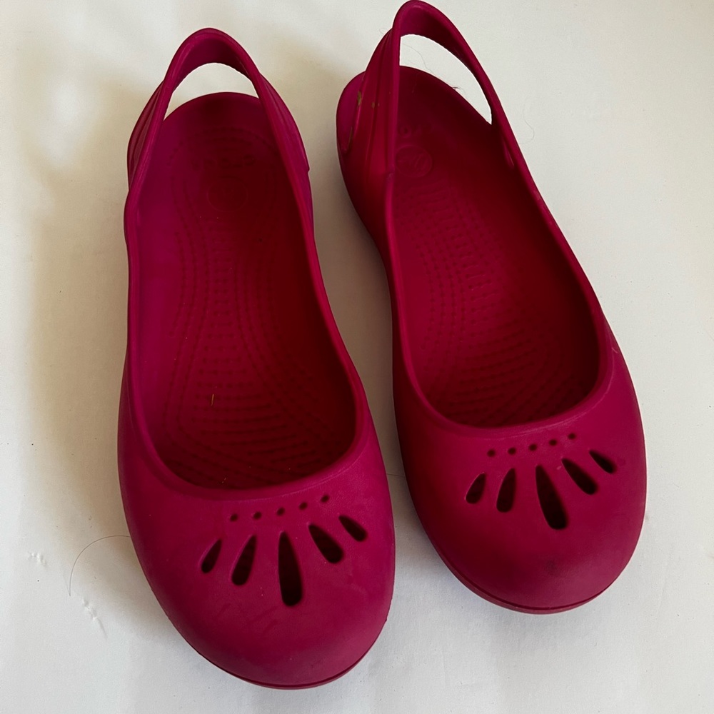 Pink Crocs